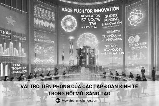 Vai trò tiên phong của các tập đoàn kinh tế trong đổi mới sáng tạo
