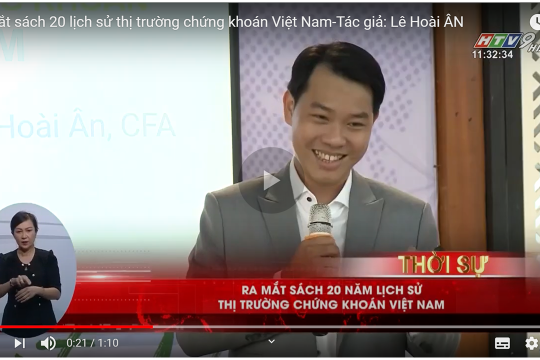 Ra mắt sách 20 năm lịch sử thị trường chứng khoán Việt Nam